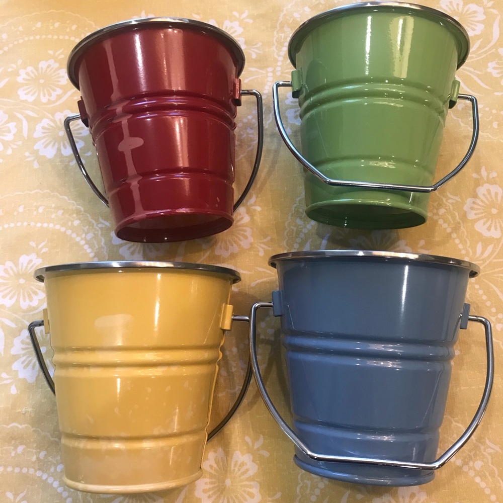Pottery Barn Enamel Pails